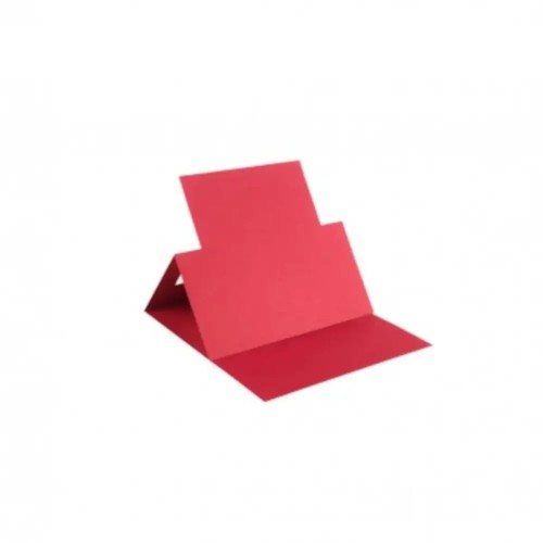 Baza sztalugowa kwadratowa Czerwona 14x14cm