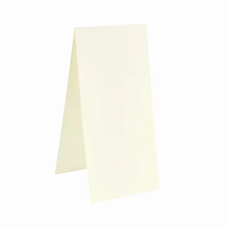 Baza do kartki DL Pionowa Kremowa 10x21cm