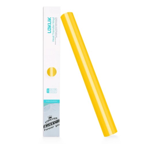 Folia termotransferowa Flex LOKLiK Basic – Żółta – 30,5 x 180 cm