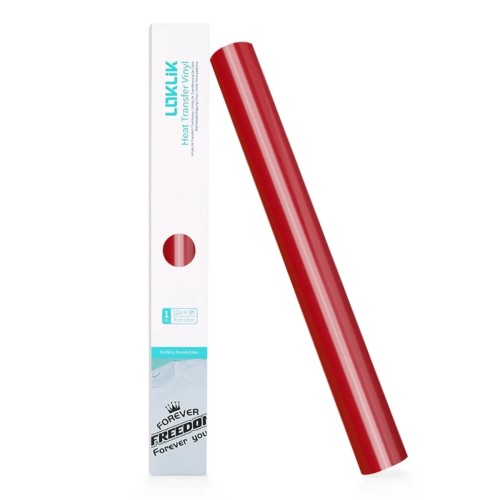 Folia termotransferowa Flex LOKLiK Basic – Czerwona – 30,5 x 180 cm