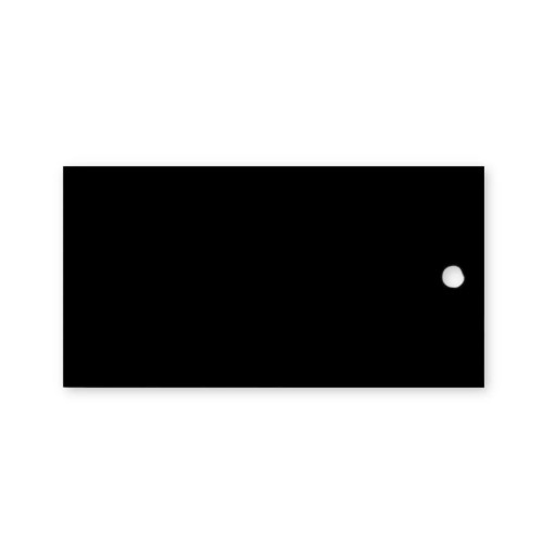 Etykietki Czarne Prostokątne 20 sztuk