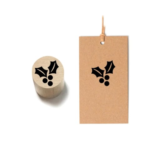 Ostrokrzew 02 Stempel drewniany