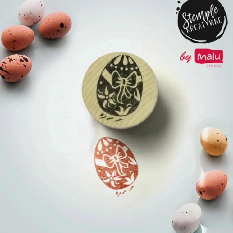 Wielkanocna Pisanka Stempel drewniany
