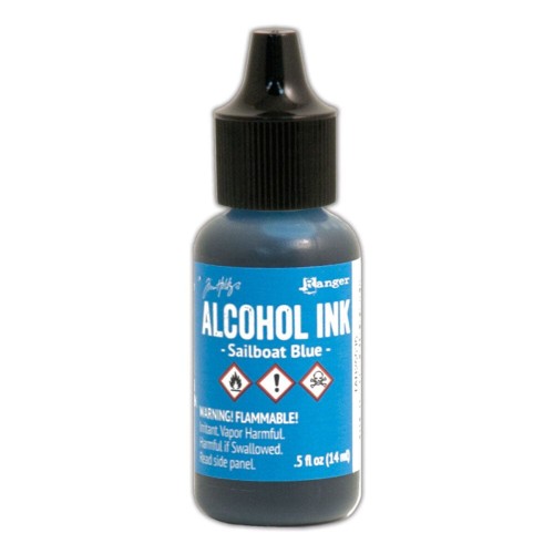 Tusz alkoholowy Tim Holtz Alcohol Ink Sailboat Blue 14 ml TAB25535