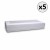 Pudełko na kartkę DL Eco Scrapbooking Białe 22 x 11 x 3,5 cm 5 sztuk