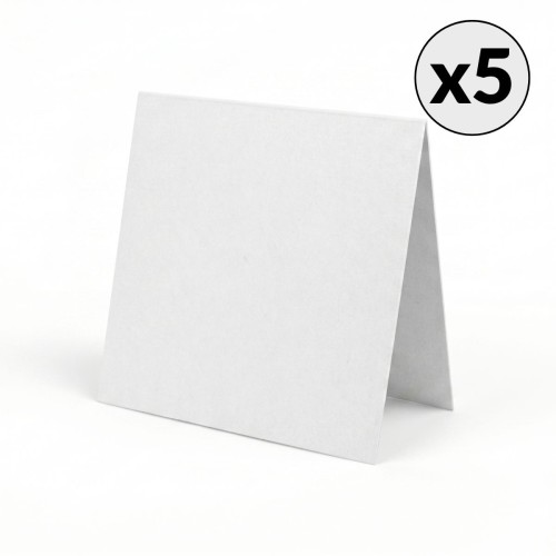 Baza na kartkę Biała 15 x 15 cm Eco Scrapbooking 5 sztuk