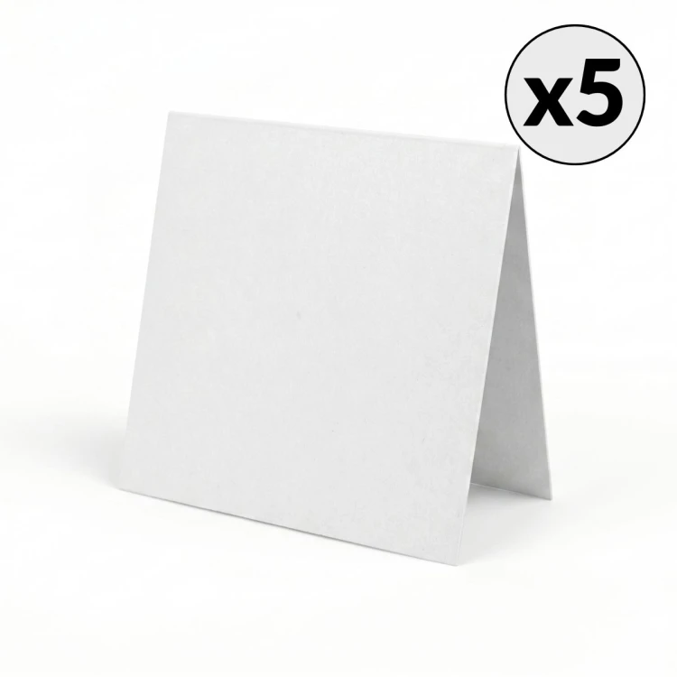 Baza na kartkę Biała 15 x 15 cm Eco Scrapbooking 5 sztuk