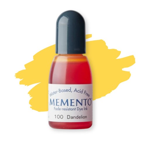 Tsukineko Memento Ink Refill 15ml Dandelion – uzupełniacz tuszu