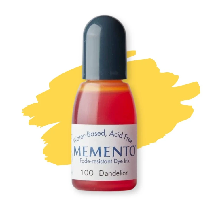 Tsukineko Memento Ink Refill 15ml Dandelion – uzupełniacz tuszu