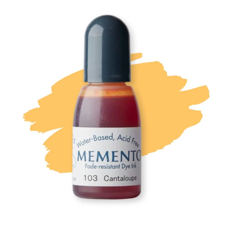 Tsukineko Memento Ink Refill 15ml Cantaloupe – uzupełniacz tuszu