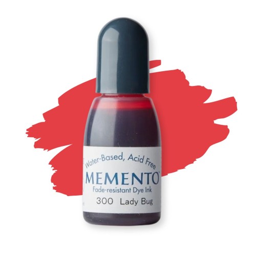 Tsukineko Memento Ink Refill 15ml Lady Bug – uzupełniacz tuszu