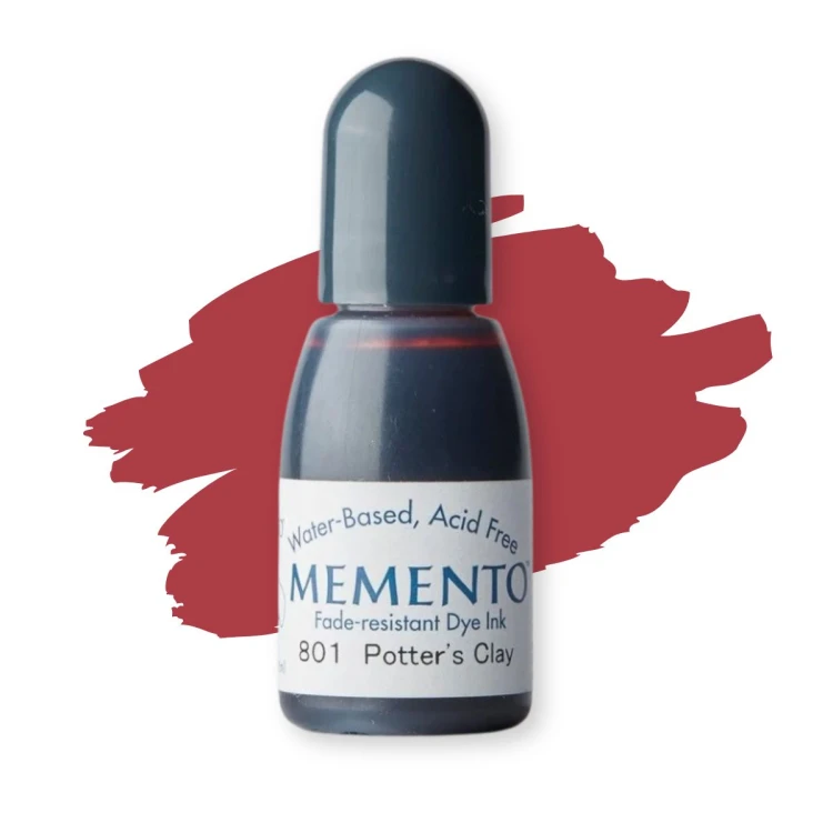 Tsukineko Memento Ink Refill 15ml Rhubarb Stalk – uzupełniacz tuszu