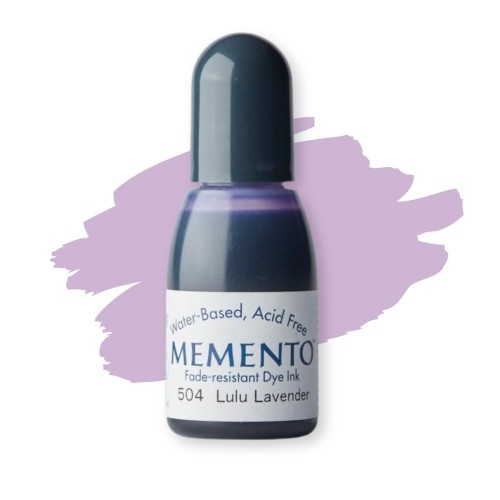 Tsukineko Memento Ink Refill 15ml Lulu Lavender – uzupełniacz tuszu