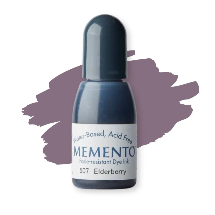 Tsukineko Memento Ink Refill 15ml Elderberry – uzupełniacz tuszu