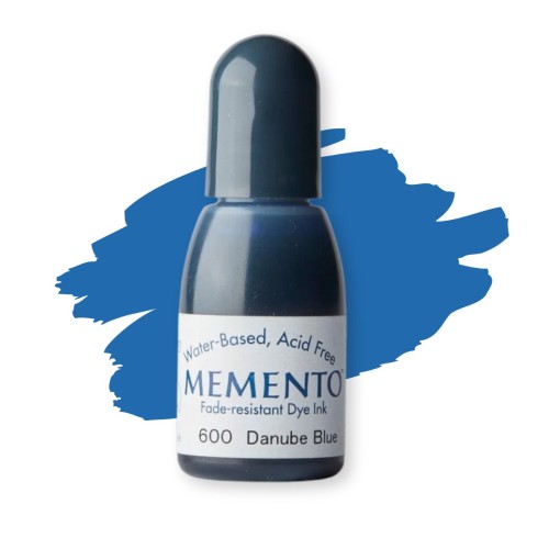 Tsukineko Memento Ink Refill 15ml Danube Blue – uzupełniacz tuszu
