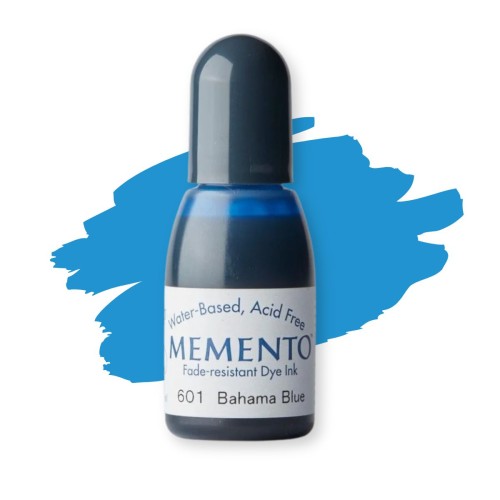 Tsukineko Memento Ink Refill 15ml Bahama Blue – uzupełniacz tuszu