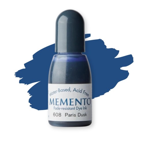 Tsukineko Memento Ink Refill 15ml Paris Dusk – uzupełniacz tuszu