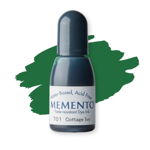 Tsukineko Memento Ink Refill 15ml Cottage Ivy – uzupełniacz tuszu