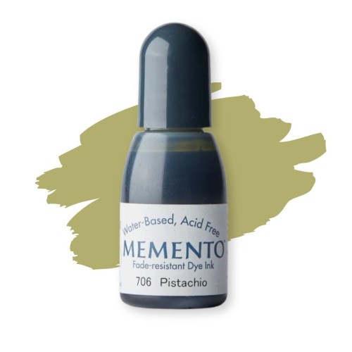 Tsukineko Memento Ink Refill 15ml Pistachio – uzupełniacz tuszu