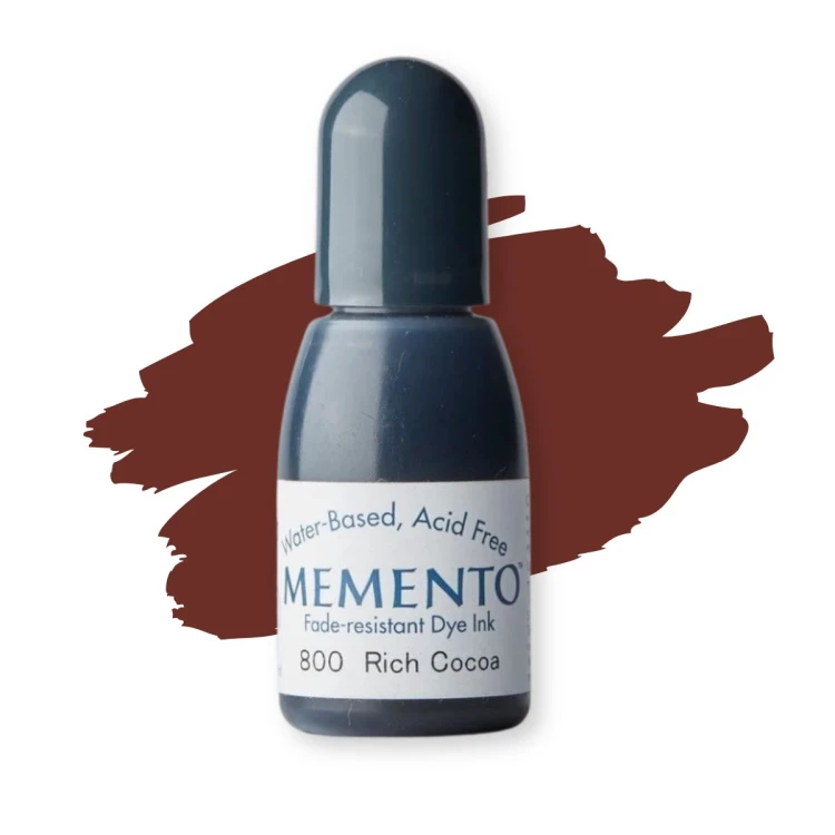 Tsukineko Memento Ink Refill 15ml Rich Cocoa – uzupełniacz tuszu
