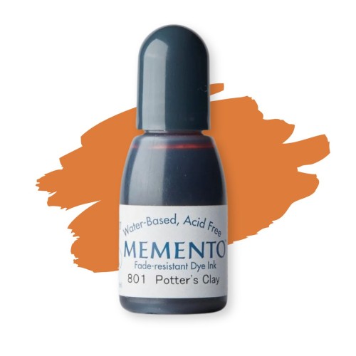 Tsukineko Memento Ink Refill 15ml Potter's Clay – uzupełniacz tuszu