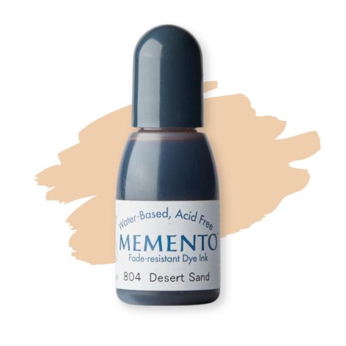 Tsukineko Memento Ink Refill 15ml Desert Sand – uzupełniacz tuszu