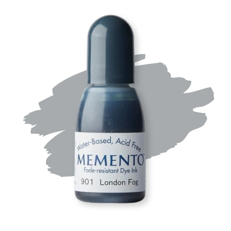 Tsukineko Memento Ink Refill 15ml London Fog – uzupełniacz tuszu