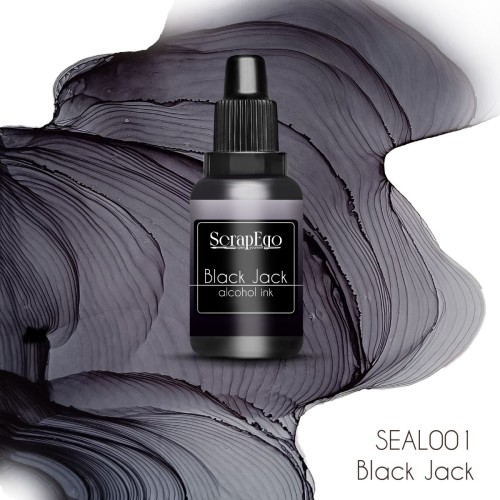 Tusz alkoholowy Black Jack ScrapEgo 15 ml