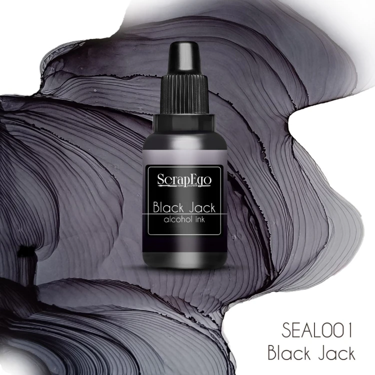 Tusz alkoholowy Black Jack ScrapEgo 15 ml