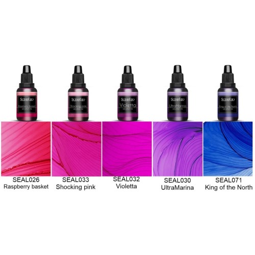 Zestaw tuszów alkoholowych mini 5 x 5ml ScrapEgo nr 6