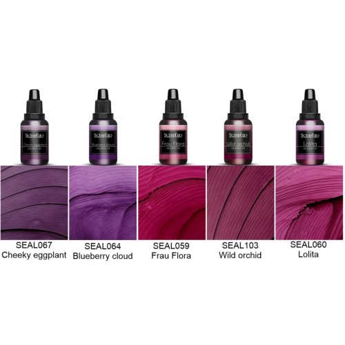 Zestaw tuszów alkoholowych mini 5 x 5ml ScrapEgo nr 5