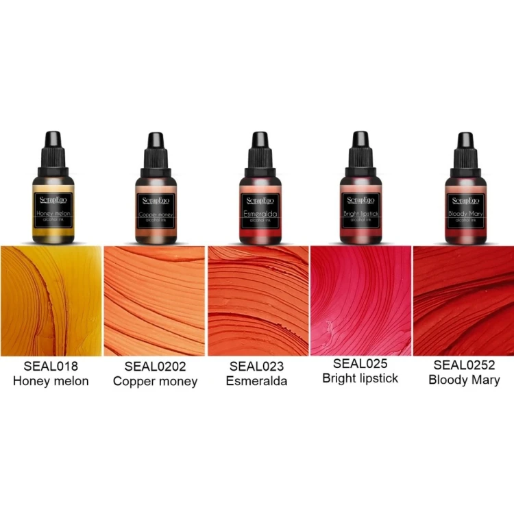 Zestaw tuszów alkoholowych mini 5 x 5ml ScrapEgo nr 3