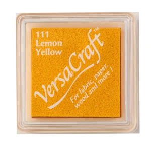 Poduszka z tuszem do tkanin VersaCraft Small Lemon Yellow – Tsukineko
