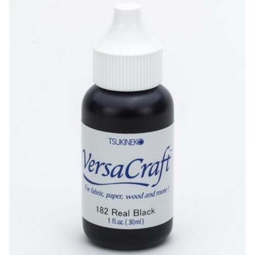 Reinker do tuszu do tkanin VersaCraft Real Black 30 ml