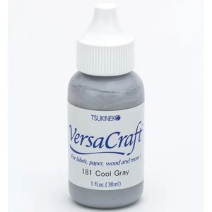 Reinker do tuszu do tkanin VersaCraft Cool Gray 30 ml – Tsukineko