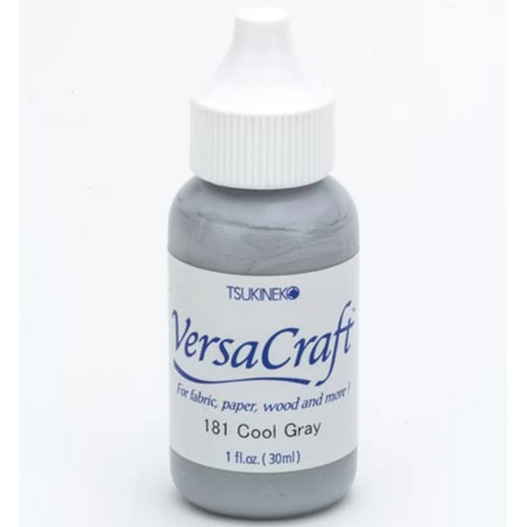 Reinker do tuszu do tkanin VersaCraft Cool Gray 30 ml