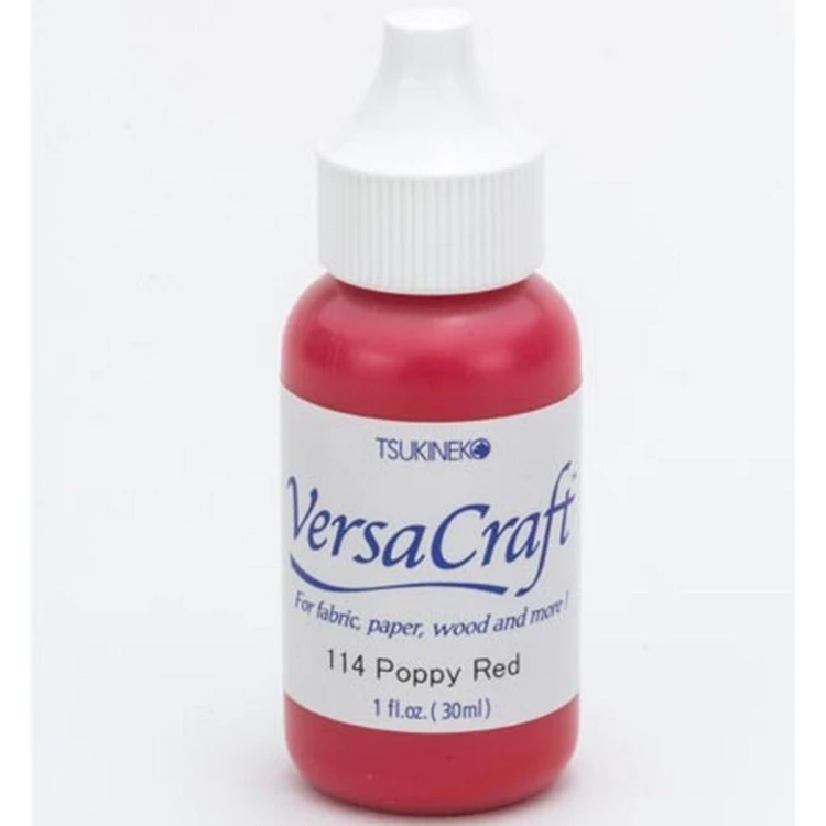 Reinker do tuszu do tkanin VersaCraft Poppy Red