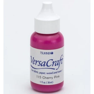 Reinker do tuszu do tkanin VersaCraft Cherry Pink 30 ml – Tsukineko