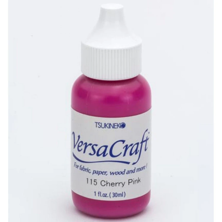 Reinker do tuszu do tkanin VersaCraft Cherry Pink