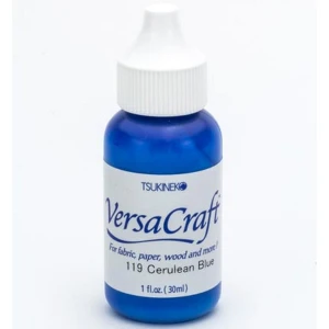 Reinker do tuszu do tkanin VersaCraft Cerulean Blue 30 ml – Tsukineko