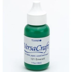Reinker do tuszu do tkanin VersaCraft Emerald 30 ml – Tsukineko