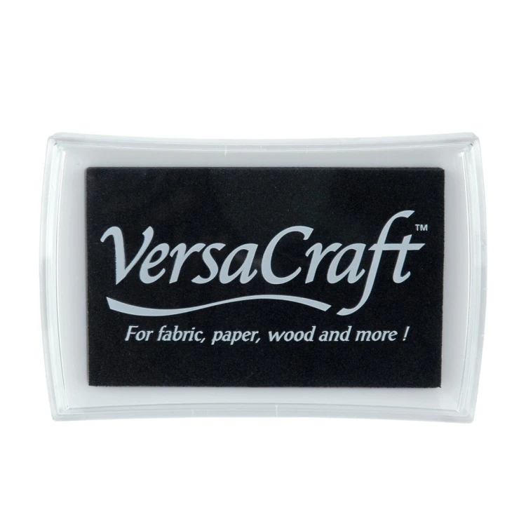 Poduszka z tuszem do tkanin VersaCraft Large Real Black
