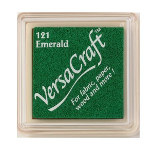 Poduszka z tuszem do tkanin VersaCraft Small Emerald – Tsukineko