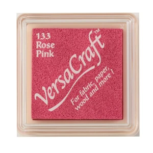 Poduszka z tuszem do tkanin VersaCraft Small Rose Pink – Tsukineko