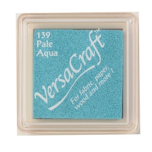 Poduszka z tuszem do tkanin VersaCraft Small Pale Aqua – Tsukineko