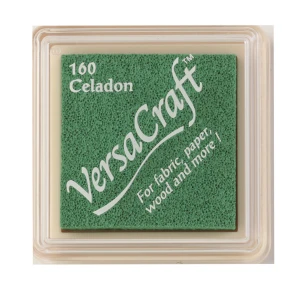 Poduszka z tuszem do tkanin VersaCraft Small Celadon – Tsukineko