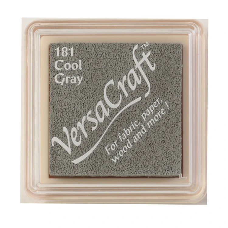 Poduszka z tuszem do tkanin VersaCraft Small Cool Gray