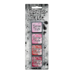 Zestaw tuszów Ranger Distress Mini Oxide Ink Kit 1 Tim Holtz 4 tusze