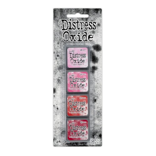 Zestaw tuszów Ranger Distress Mini Oxide Ink Kit 1 Tim Holtz 4 tusze