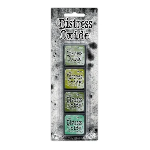 Zestaw tuszów Ranger Distress Mini Oxide Ink Kit 3 Tim Holtz 4 tusze